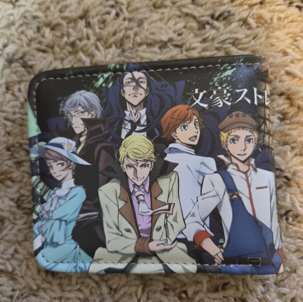 New bungo stray dogs anime manga leather wallet